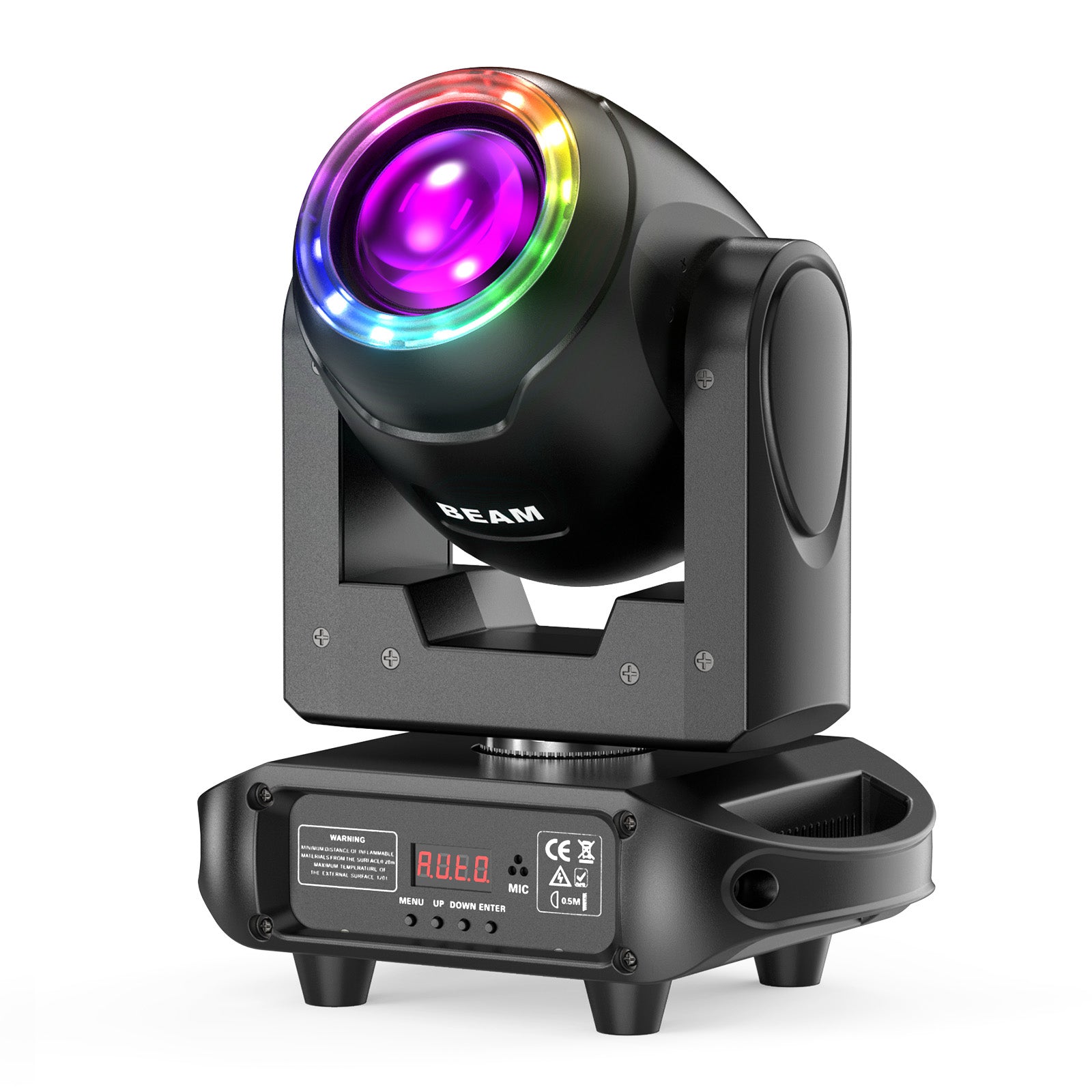 100W LED Rainbow Effect Light 8 GOBOs 8 Colors 6 Prism Moving Head Light - E44