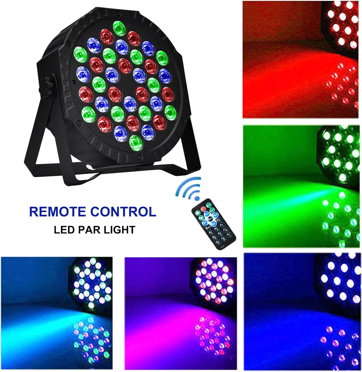 72W RGB Rechargeable Par Light-P10