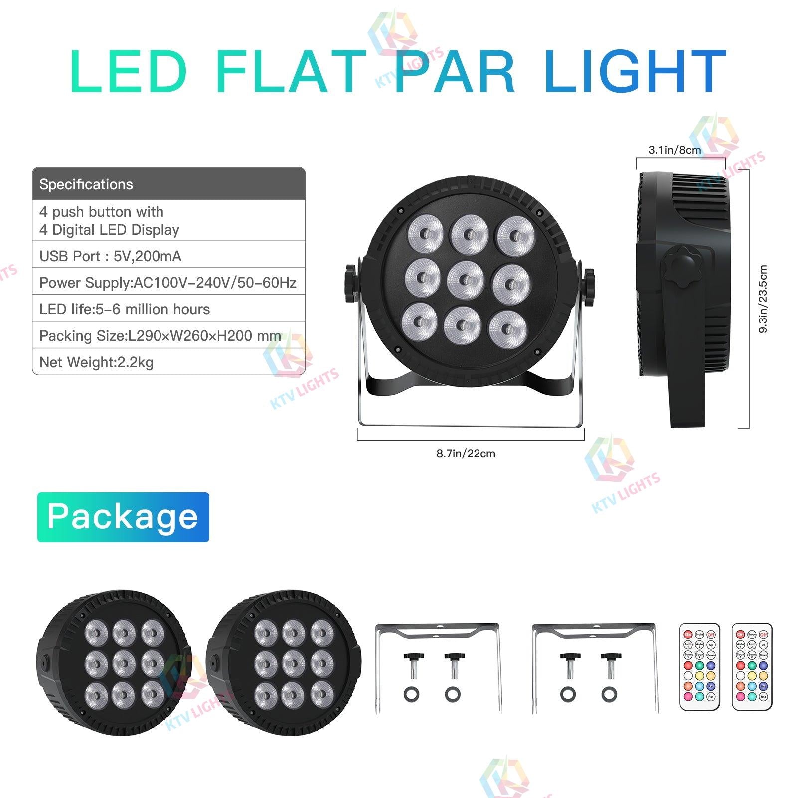 90w RGBW 4 in 1 effect LED stage light-P14