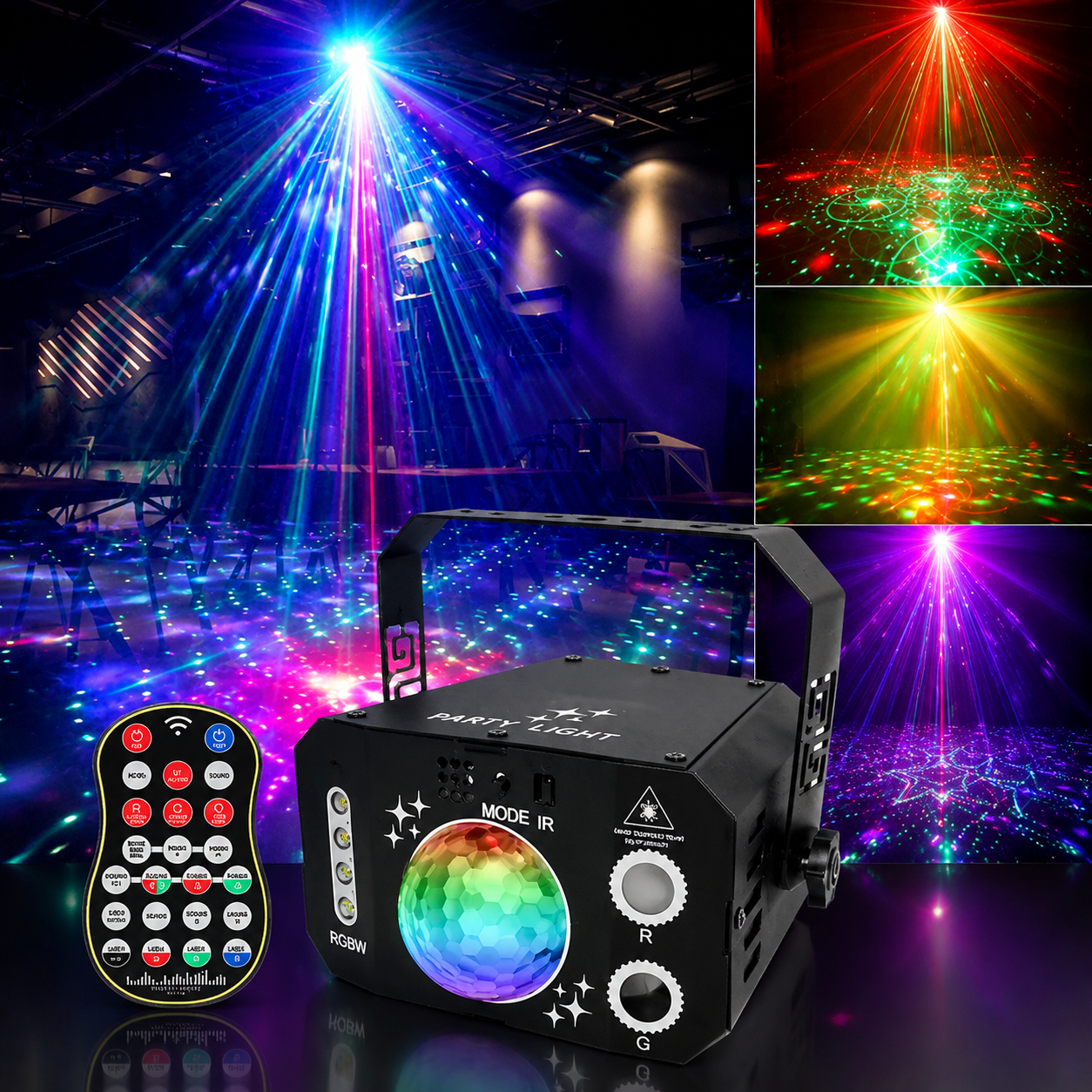 KTVLIGHTS USB Mini Party Laser Light-C12