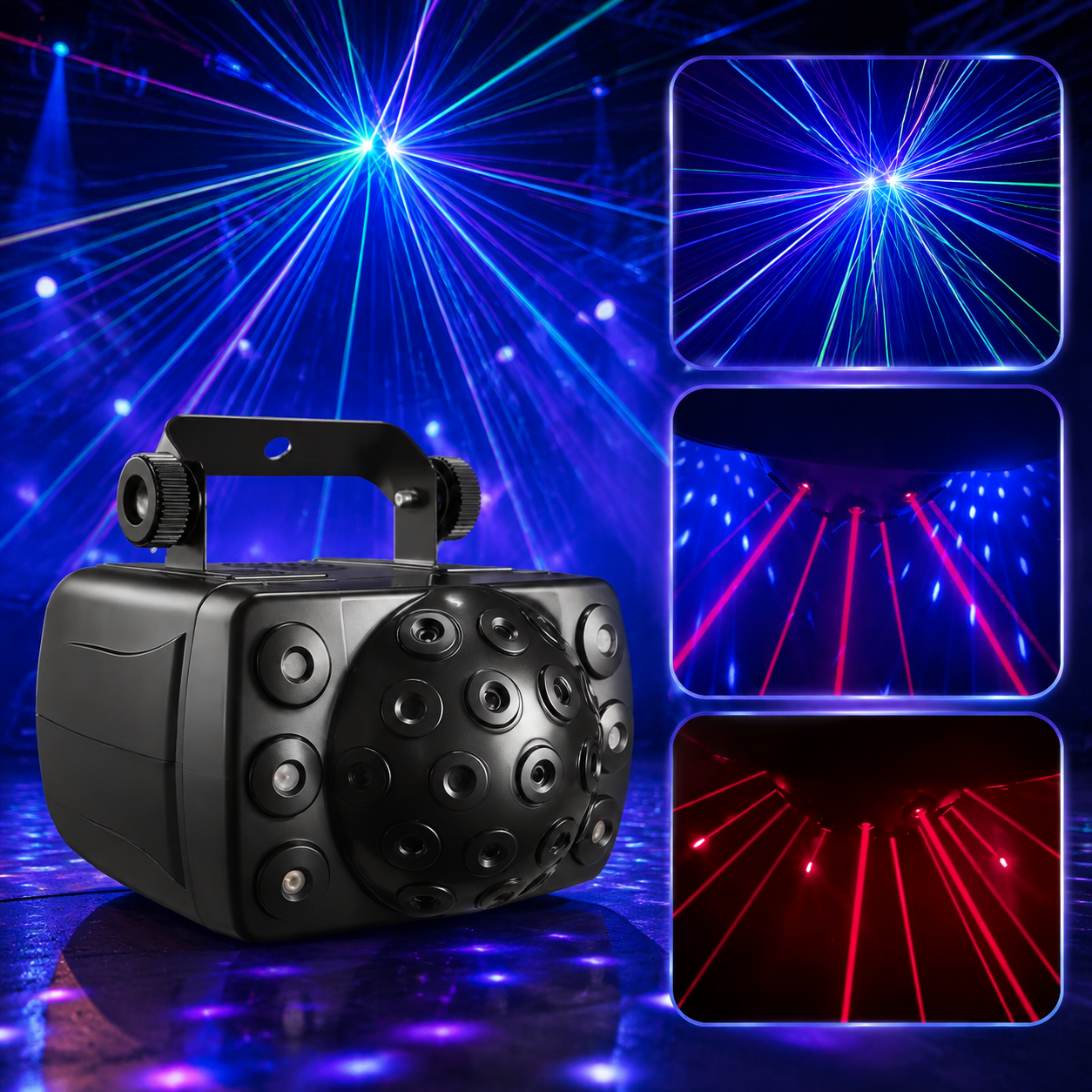 KTVLIGHTS RGB Dynamic Laser Light – DJ Party & Stage Performance – DMX512-B40