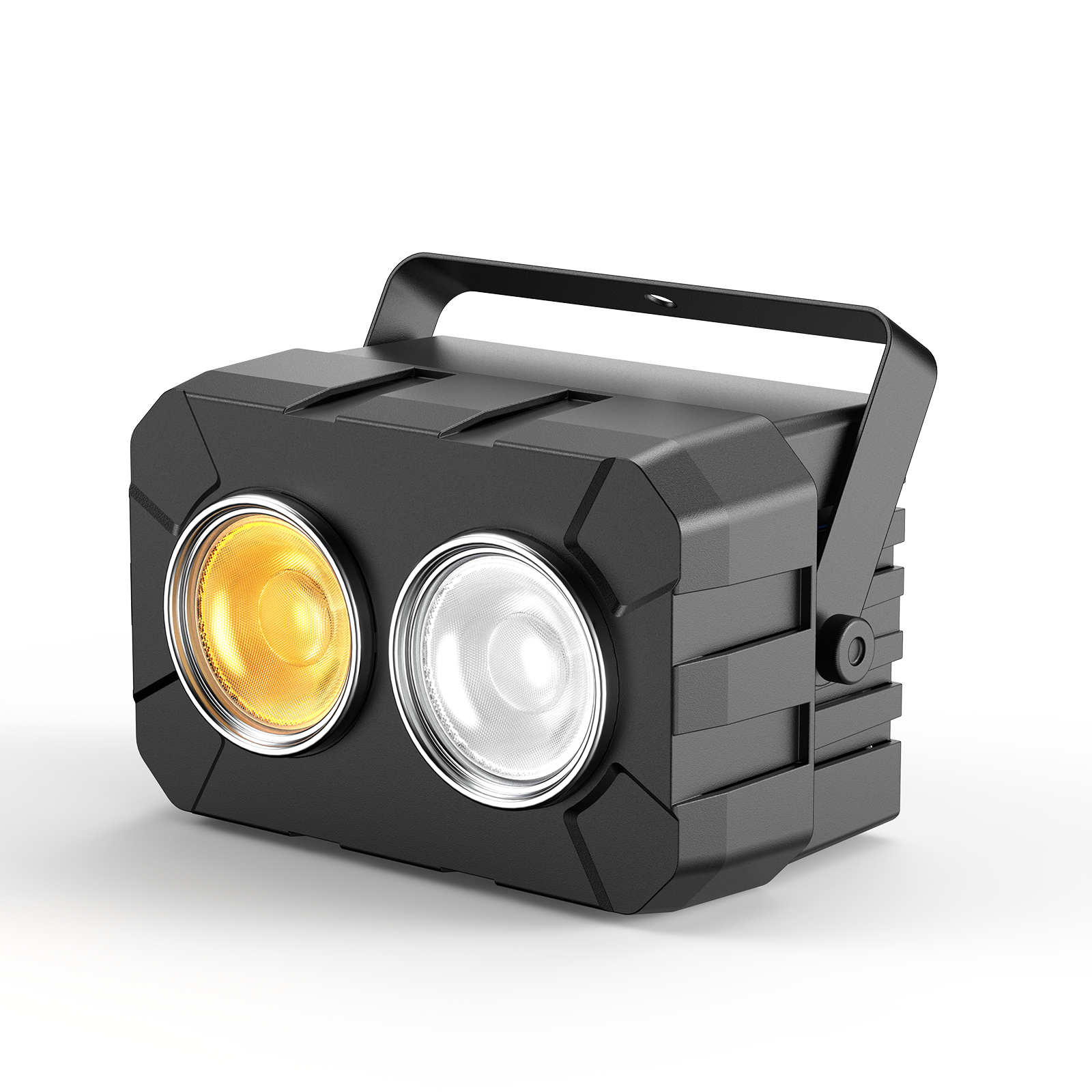 2x60W Cob 2-Eye Cool White + Warm White Par Light-P43