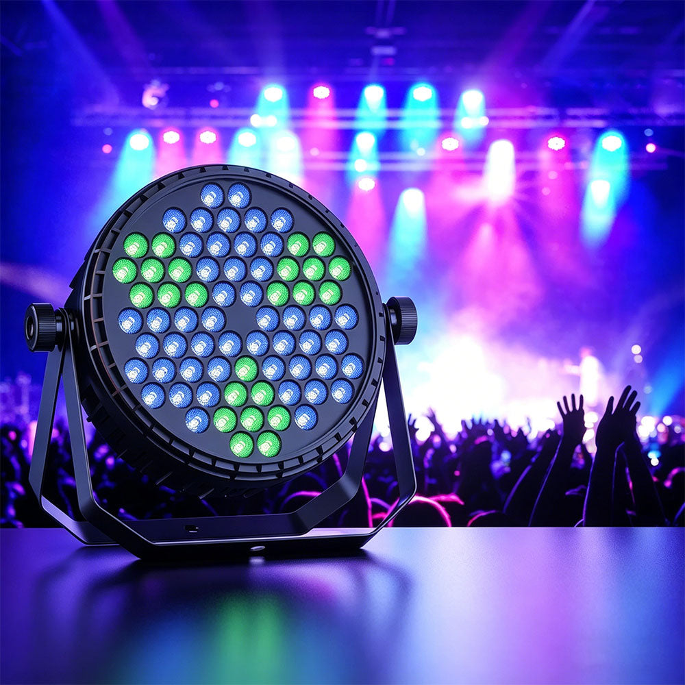 72 LED RGB PAR lights with dynamic vortex stage effect-P12