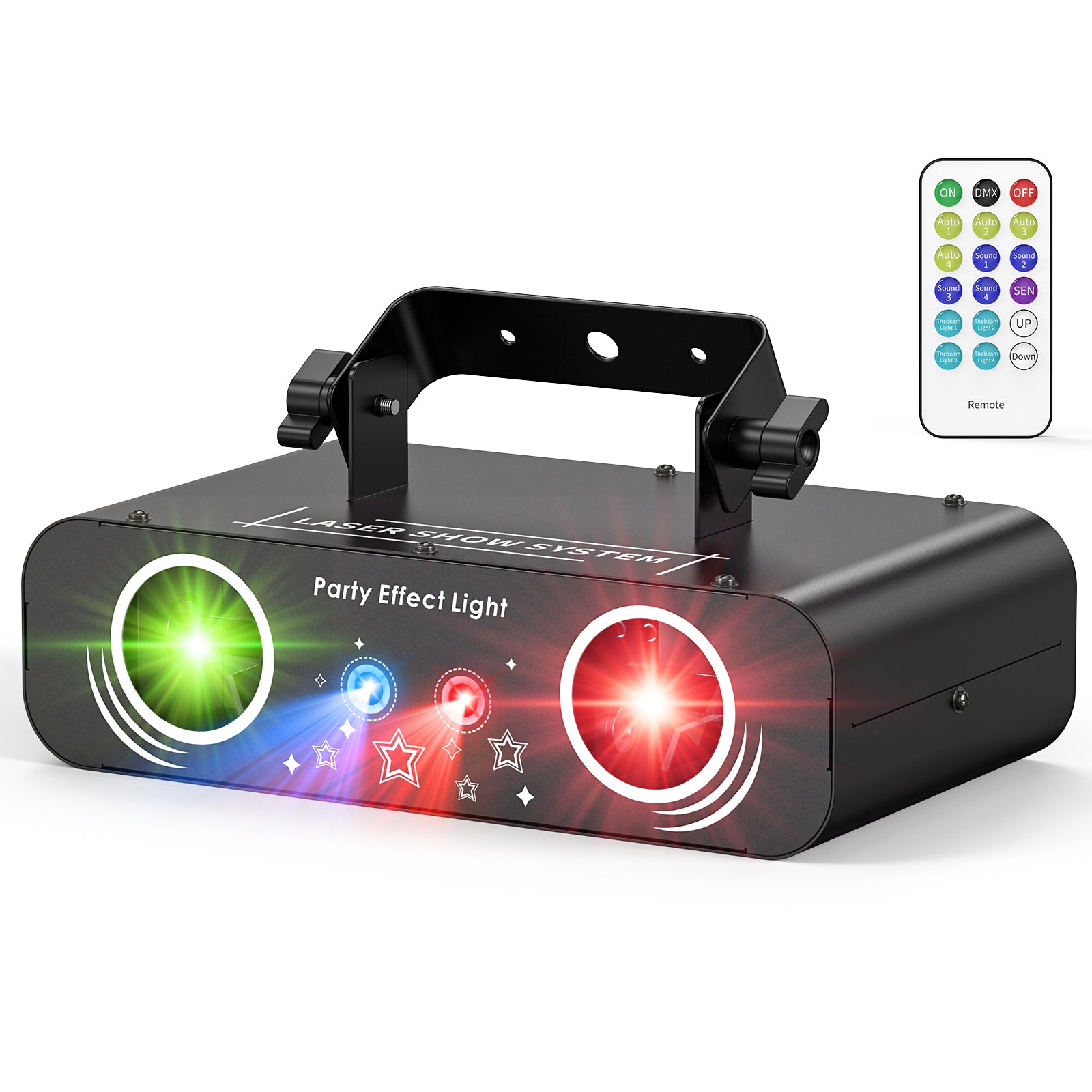 Full Color DMX 3D Animation Light LED Laser Stage Light-A33