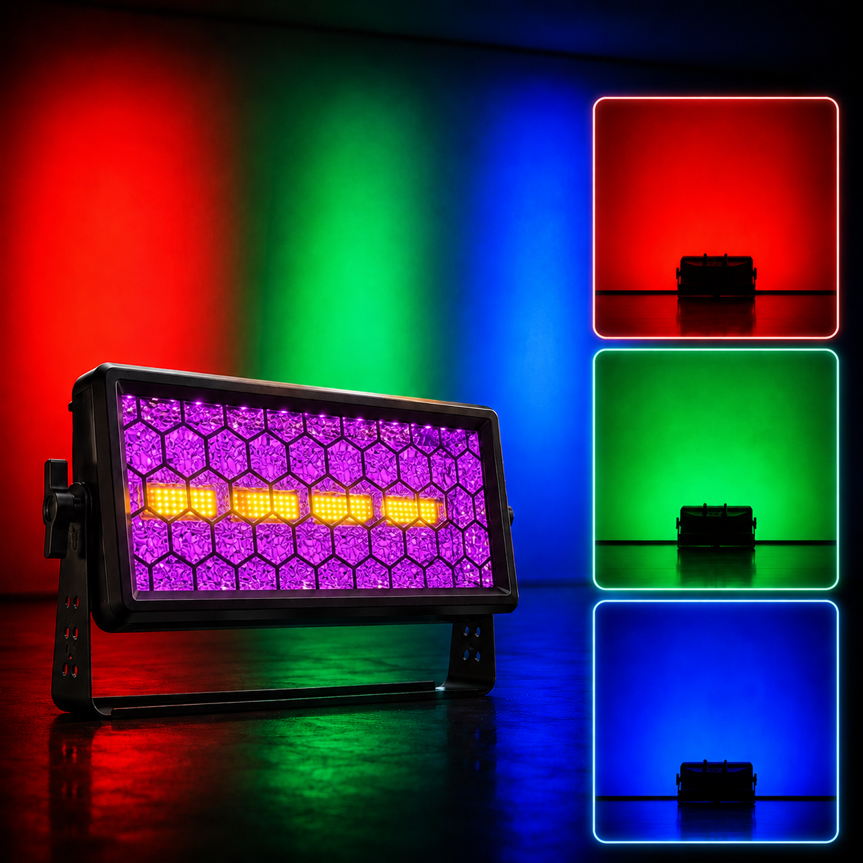 KTVLIGHTS 120W RGB DMX Strobe Wash DJ Stage Light-X23