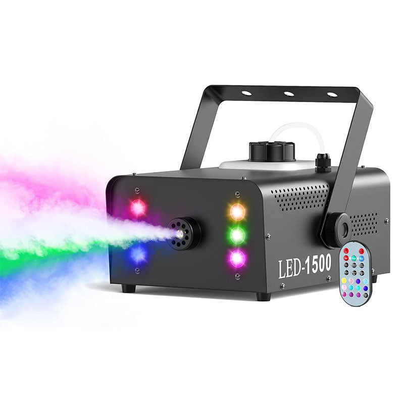 1500W Upgraded RGB 6LED Fog Machine - Y13