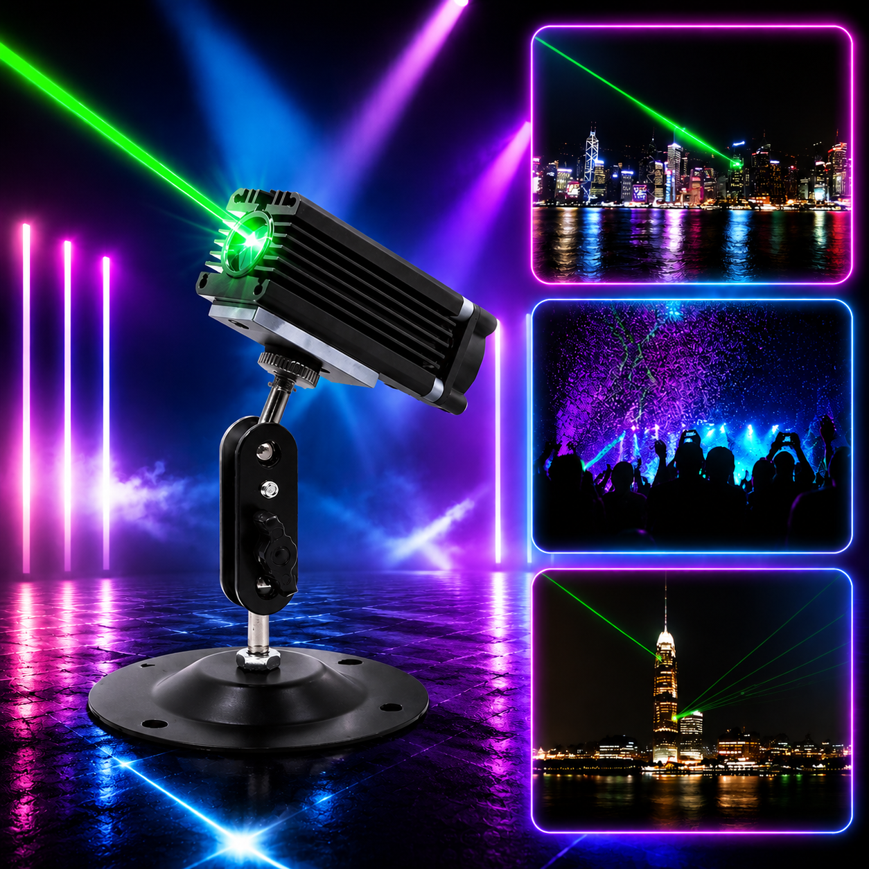 KTVLIGHTS Mini Laser Light – DJ Party Stage Projection Effect-B13