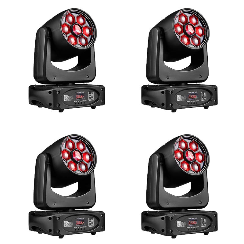 150W 4-in-1 RGBW Beam Moving Head Light-E61