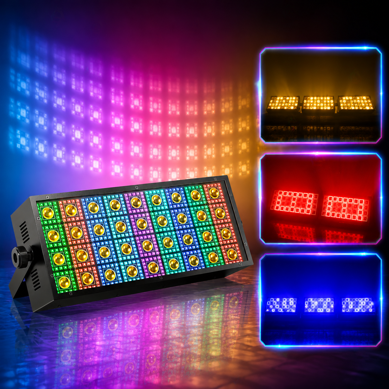 KTVLIGHTS 200W RGBW LED Stage Wall Washer Light-X15