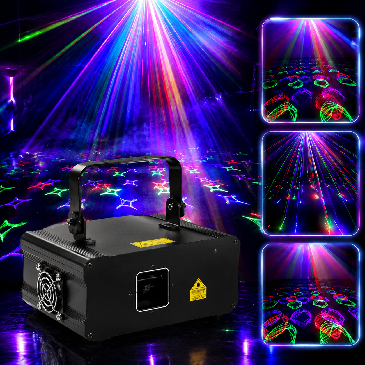 KTVLIGHTS Full-color line-scanning laser light suitable for DJ stage performances-B14