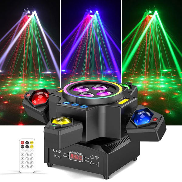 120W Remote Control LED Moving Head Light-E28