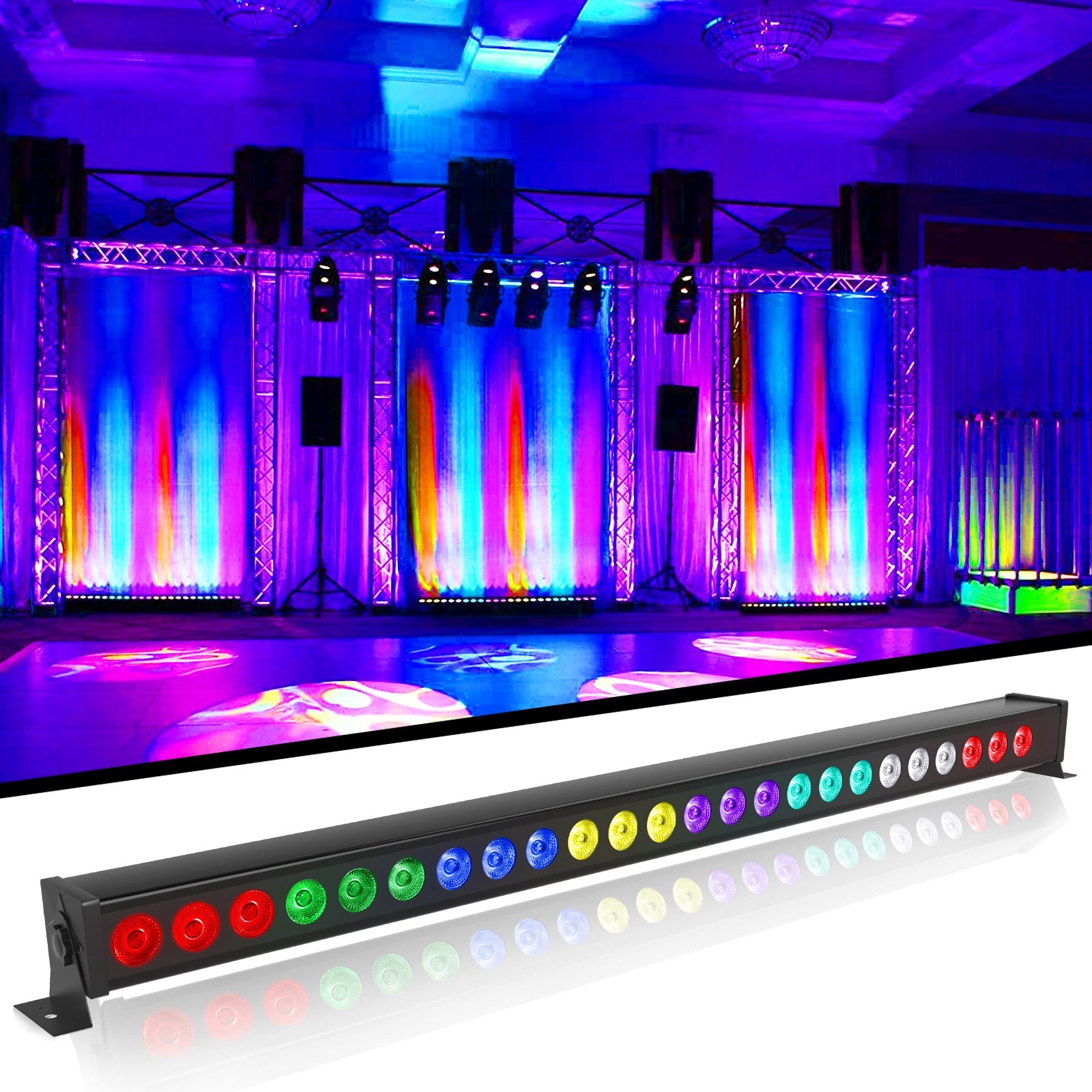 24*3W RGB wall washer light-X3