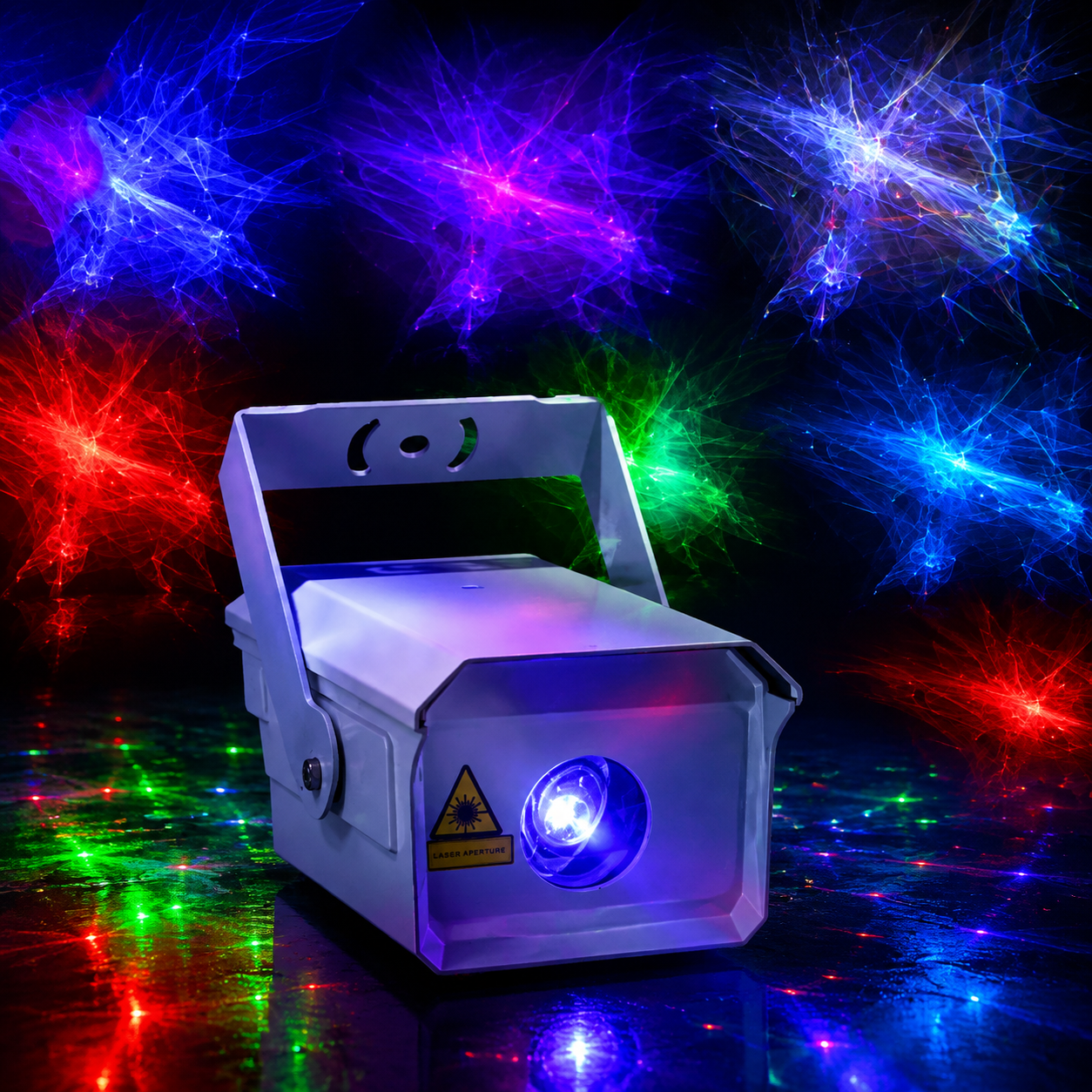 KTVLIGHTS 2W RGB Aurora Effect IP65 Waterproof DMX Outdoor Laser Projection Light-B31