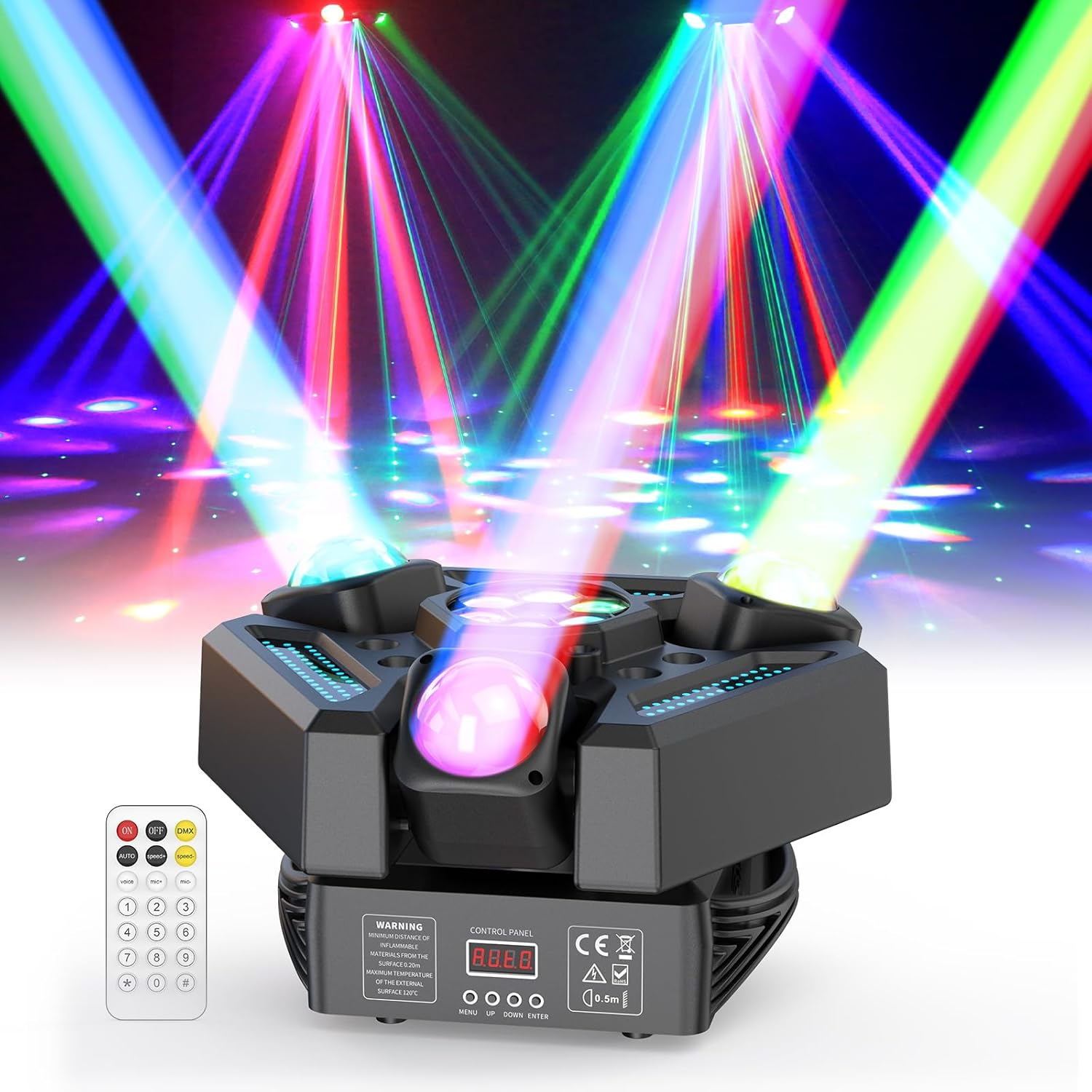 New 180W RGBW 4-in-1 Moving Head Light-E31