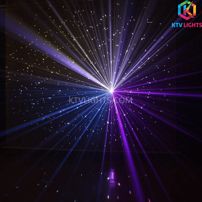 światło laserowe gwiaździstego nieba o mocy 2 w – światło sceniczne dmx – b21