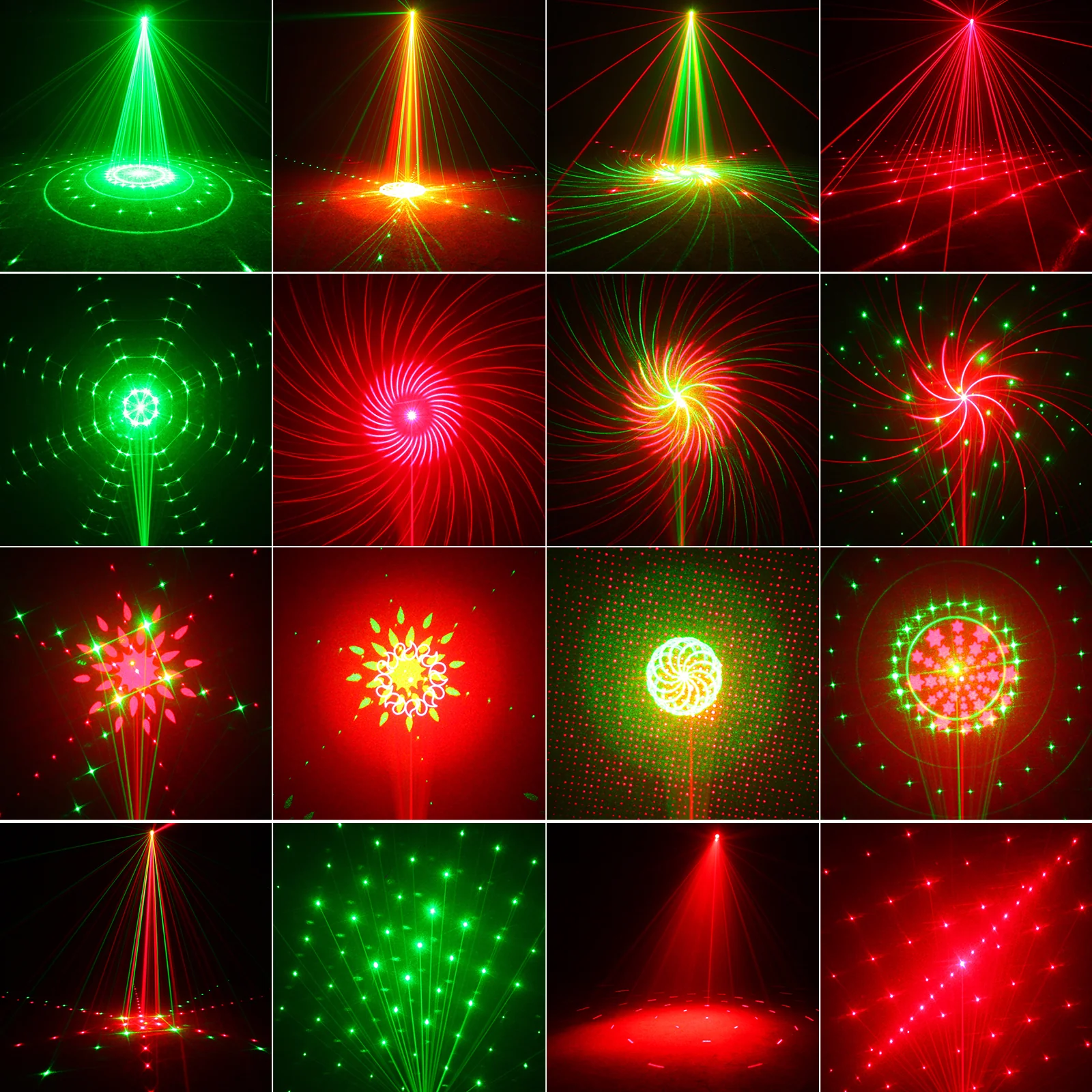 RGB + RG Laser Party Light with Remote Control - C26