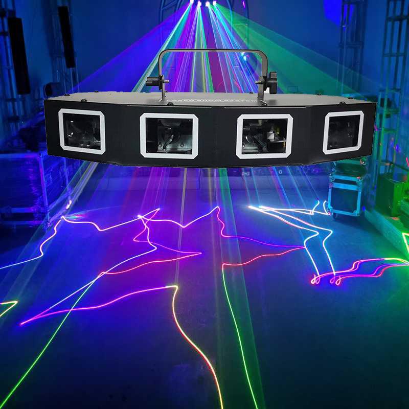 Four-hole full-color scanning laser light-K53 series - Ktvlights