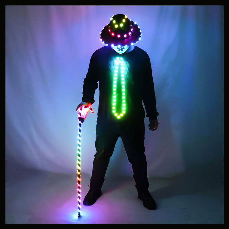 LED Light-Up Costume Suit for Women/Men-M30