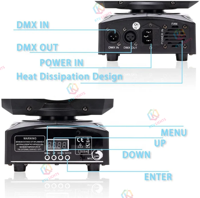 RGBW Beam Moving Head Light-E18