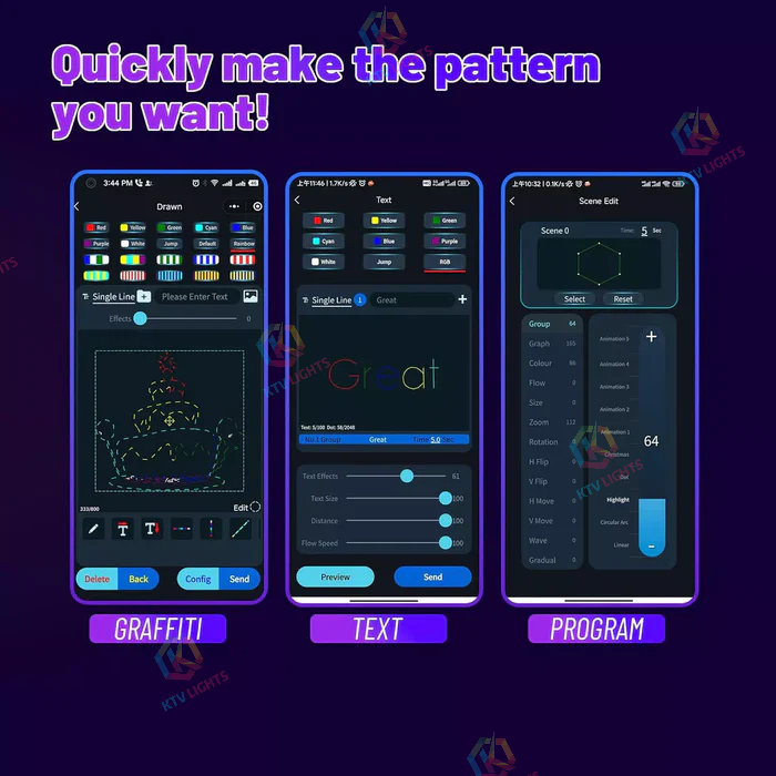 Rechargeable Bluetooth APP Laser Light-A9