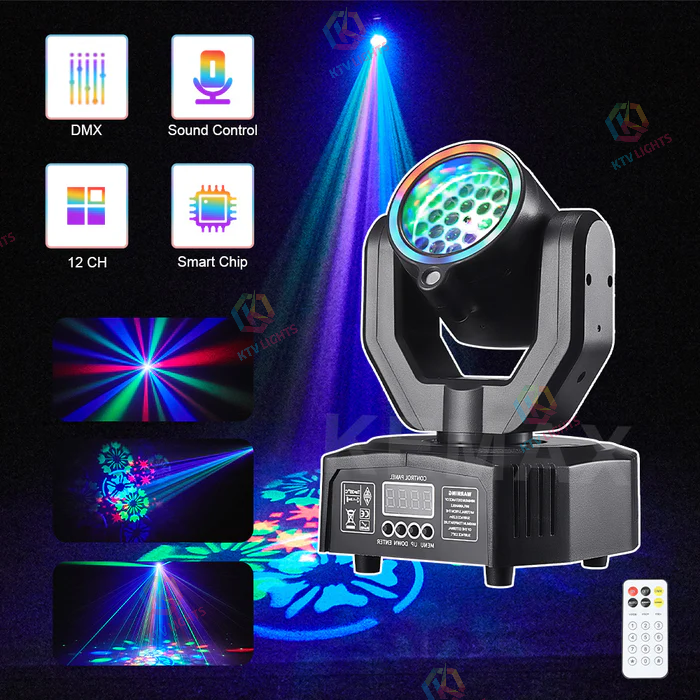 Compact Stage Moving Head Light - E40