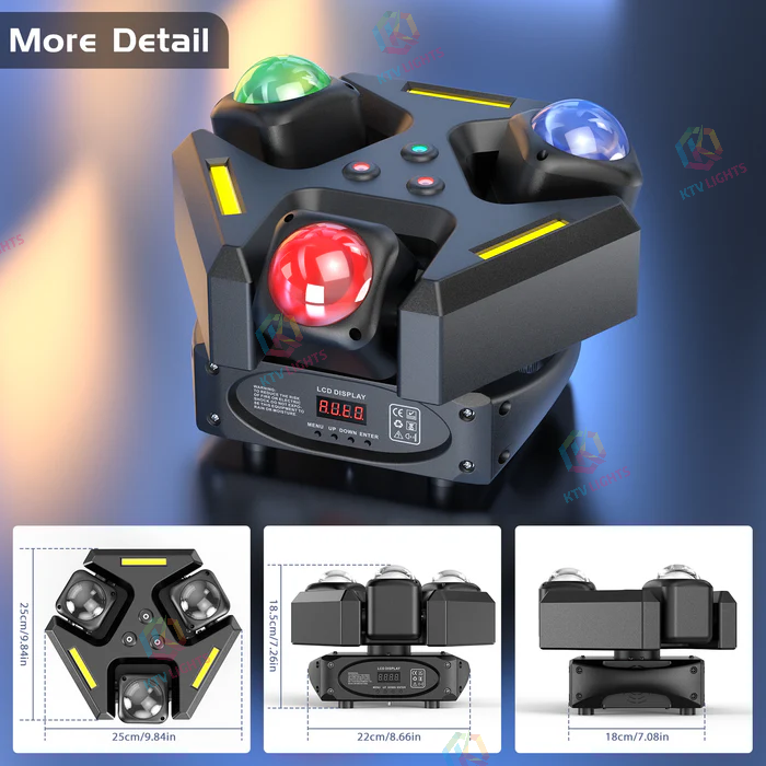 120W RGBW 4-in-1 LED Moving Head Light -E37