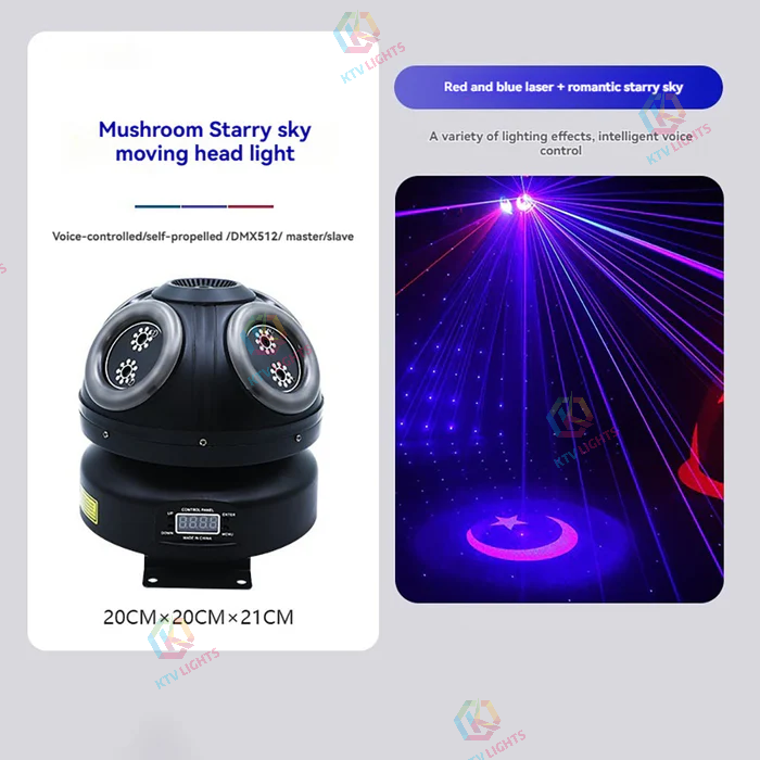 New Mushroom Moving Head Laser Light-E13