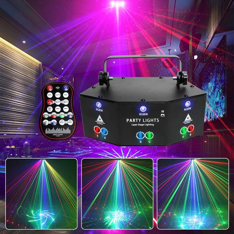 New 21-hole full-color scanning laser lamp - Ktvlights