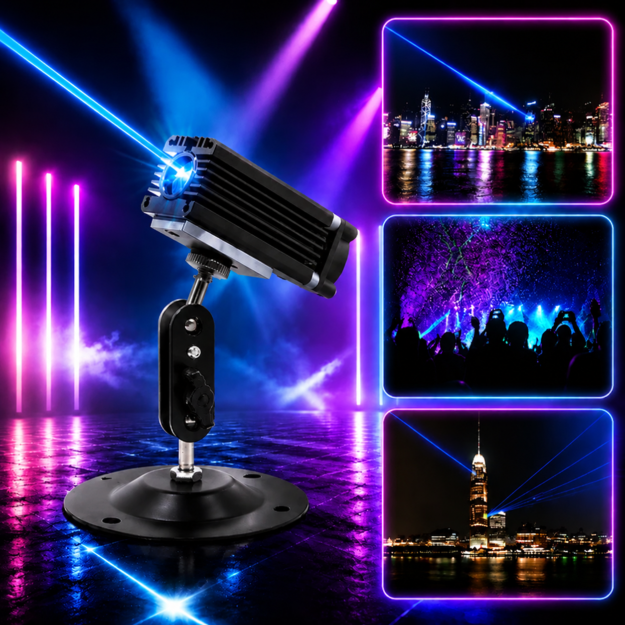 KTVLIGHTS Mini Laser Light – DJ Party Stage Projection Effect-B13