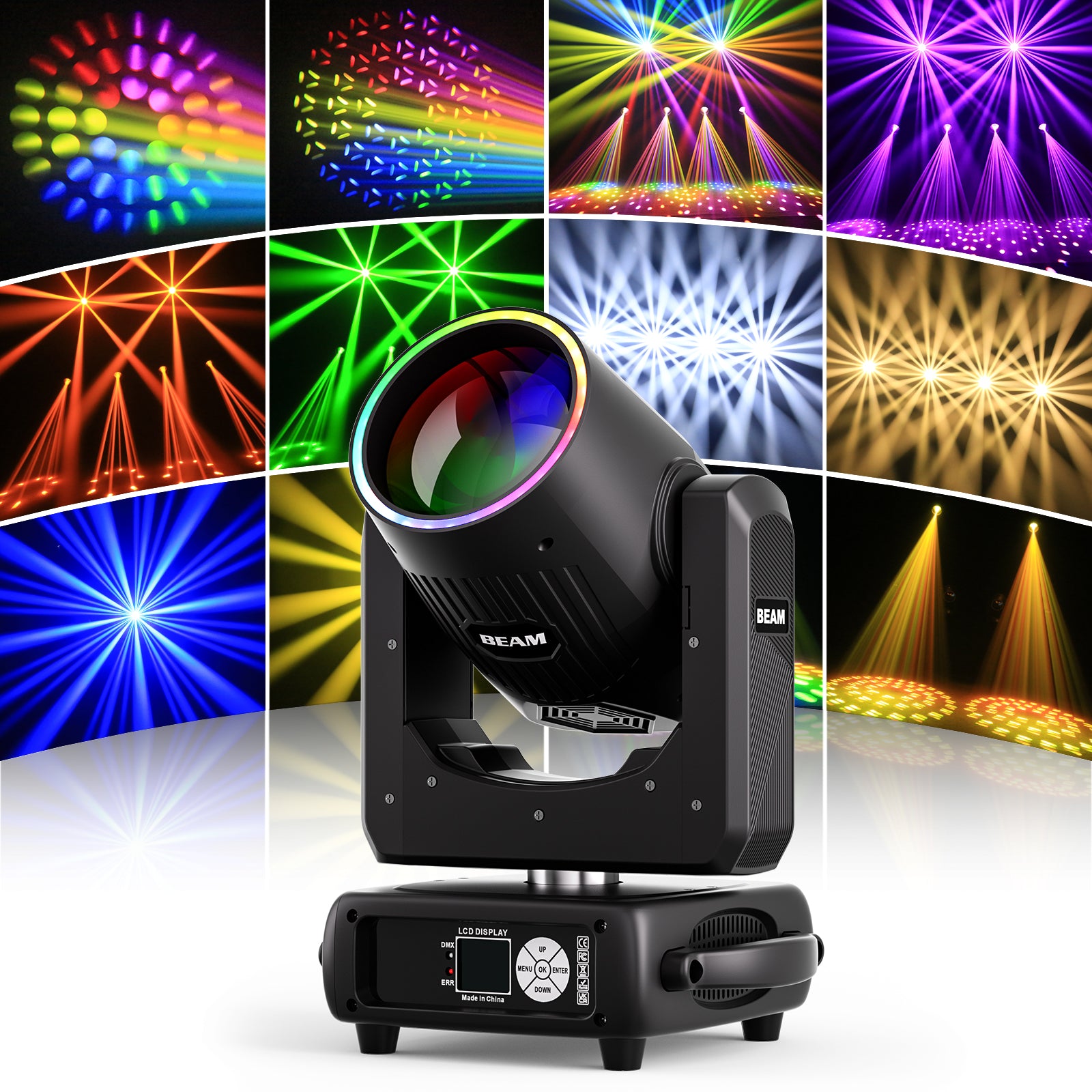 2025 New 295W 48 Prism 14 Colors 15 Patterns 14R Moving Head Light-E48