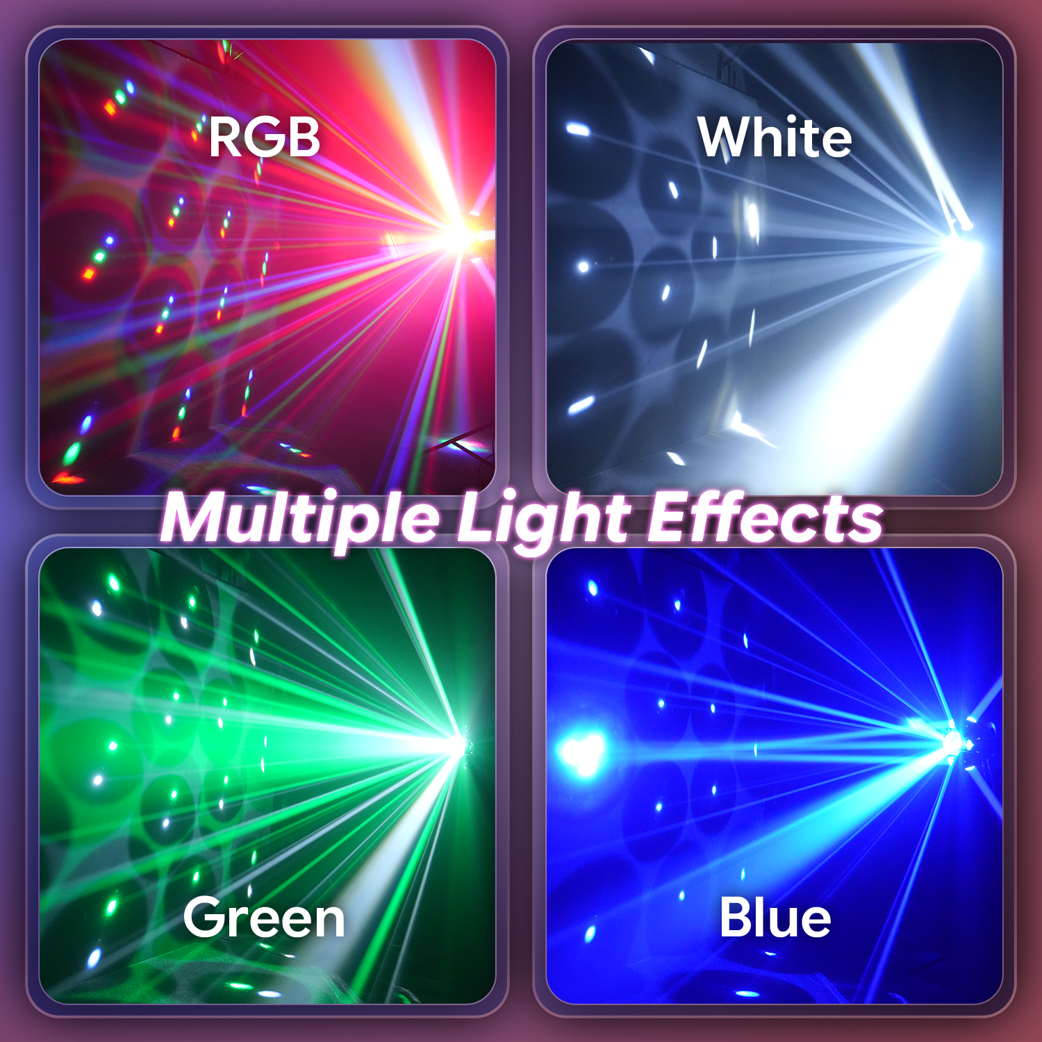 LED Six-Arm Moving Magic Ball Light-E74