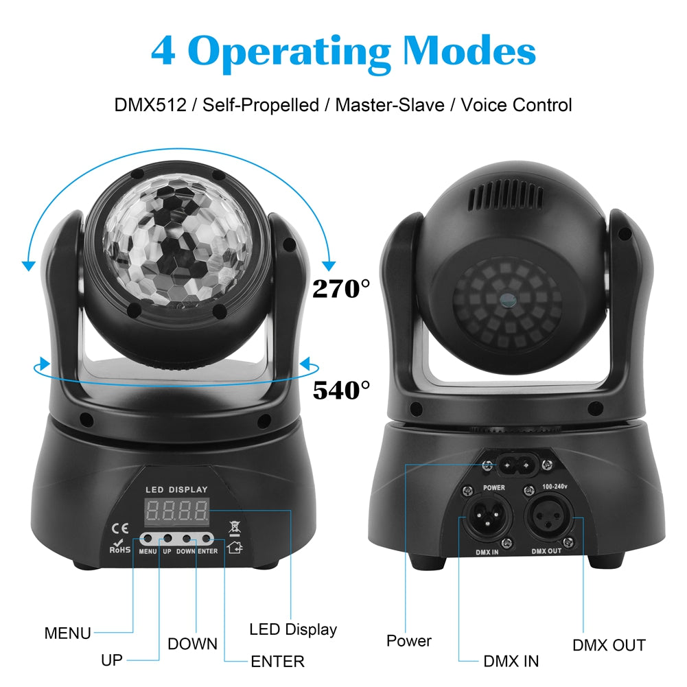 30w mini mobile stage light-E34