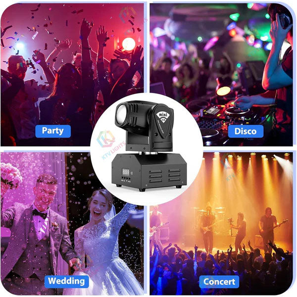 Mini RGBW 4-in-1 LED Beam Moving Head Light-E20