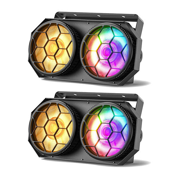 2x100W RGB LED COB PAR LED Flashing Lights - P65