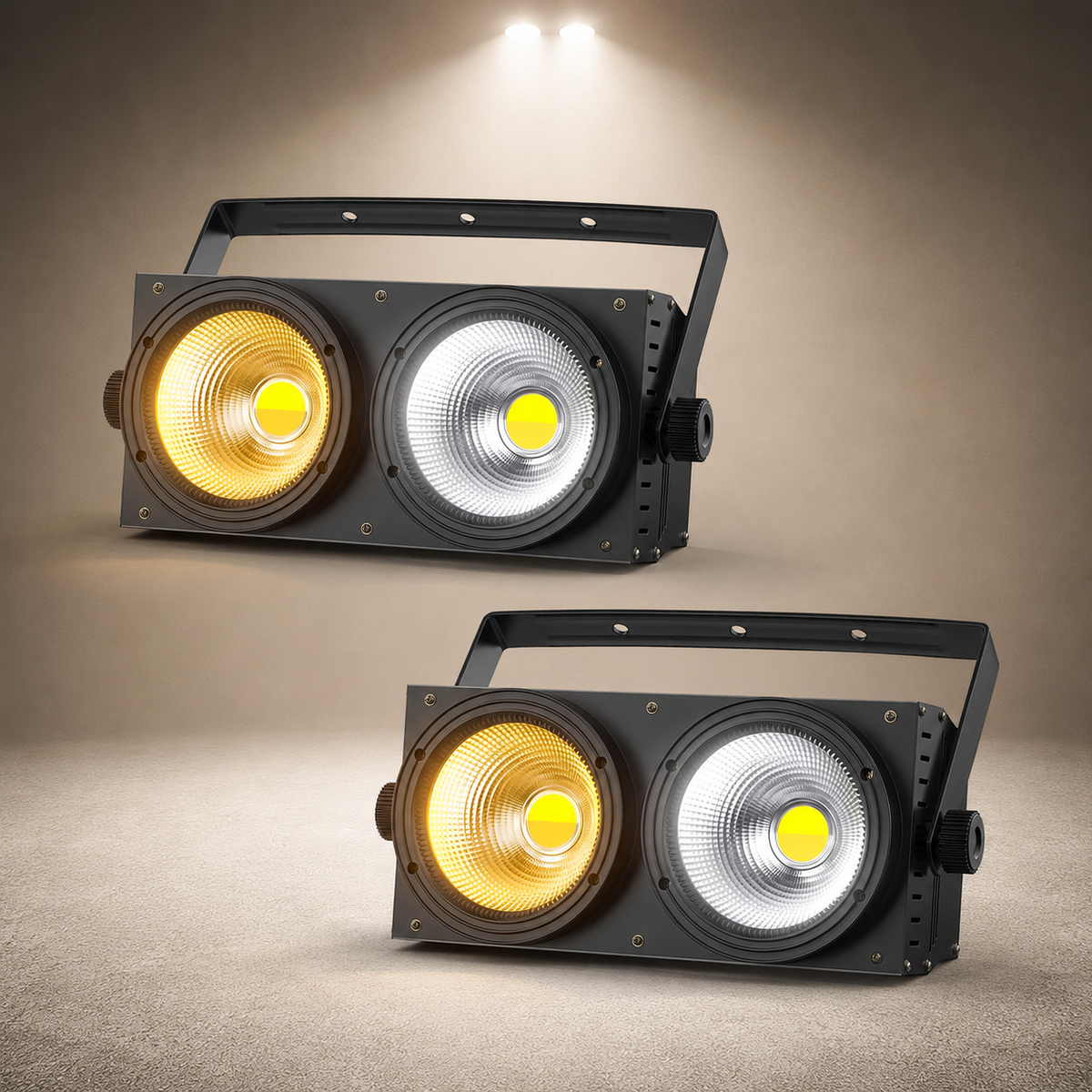 KTVLIGHTS 200W COB DMX Voice-Activated LED PAR Light-P67