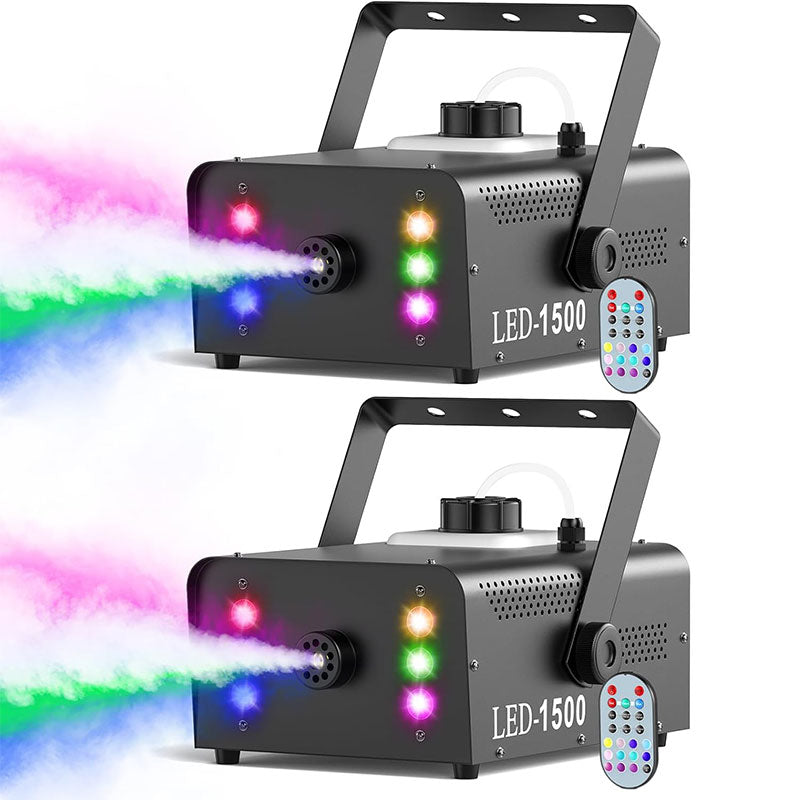 1500W Upgraded RGB 6LED Fog Machine - Y13
