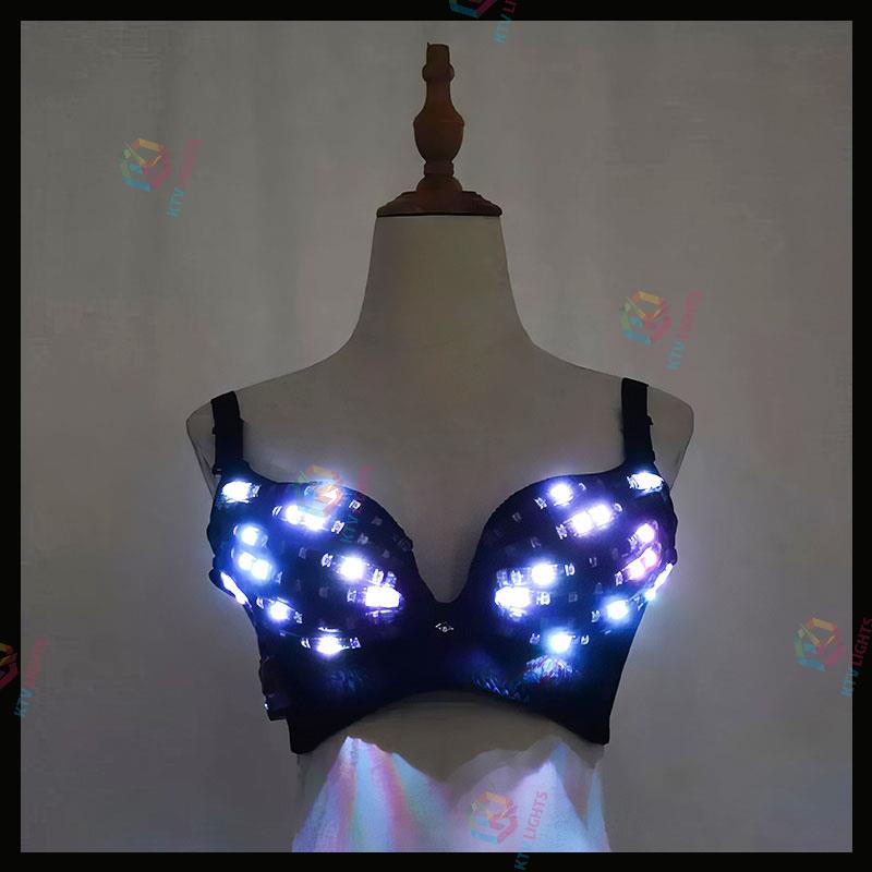 Full Color Pixel LED Bra for Djs and Clubs-M27