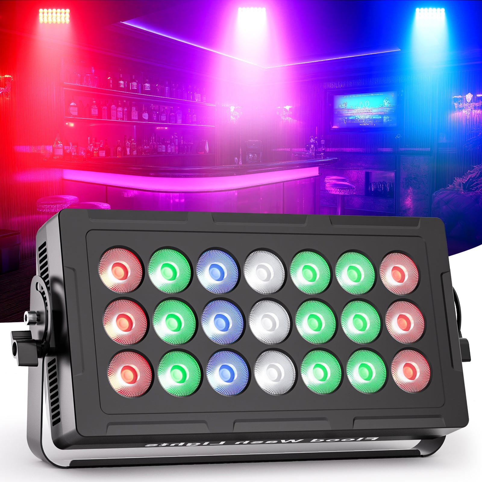 Full color 21X15W RGBW 4-in-1 matrix floodlight-X2