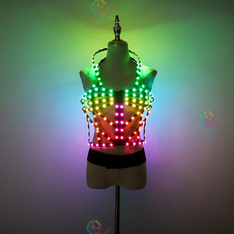 Full color LED cage clothing short style-M13