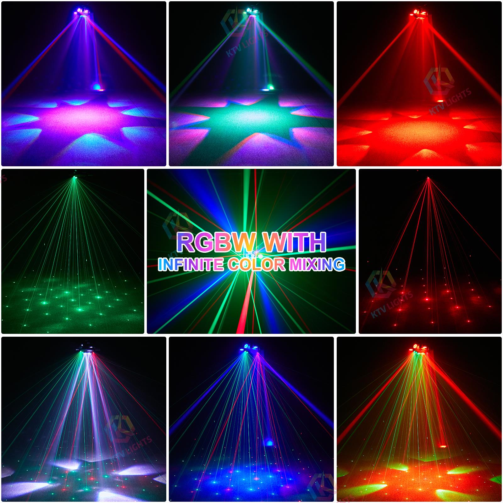 150W six-arm bee eye stage light-E3