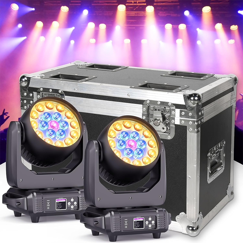 285w RGBW stage light 19 LED moving head light-E54