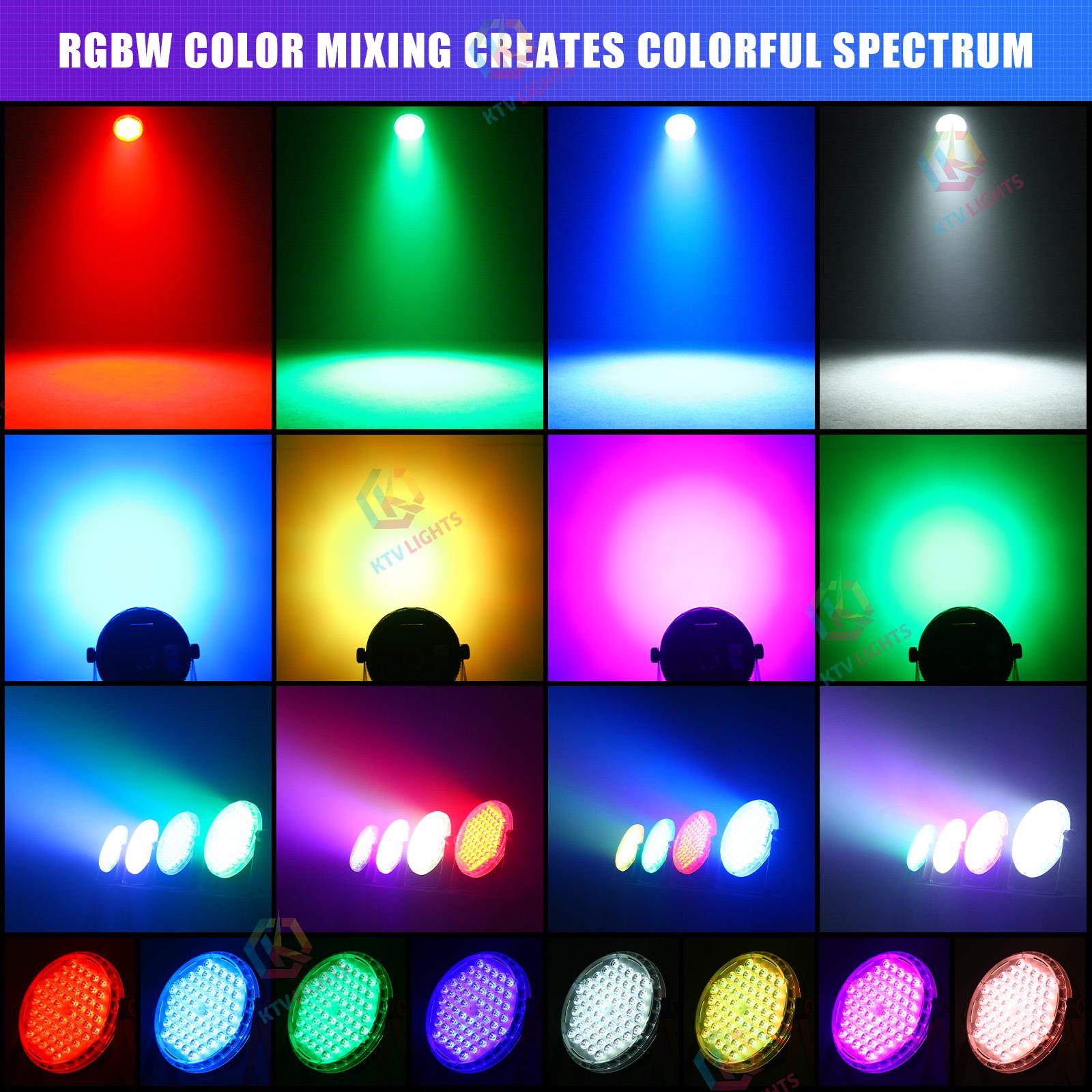 120W 60LED 4-in-1 RGBW Stage Light-P62