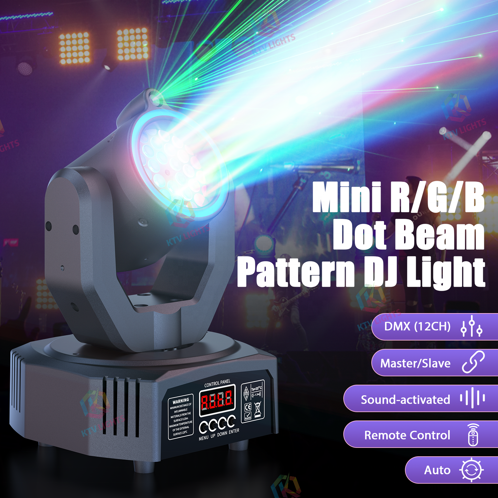 Compact Stage Moving Head Light - E40