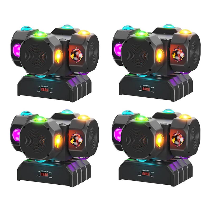 200W RGBW Four-Arm Moving Head Light - E49