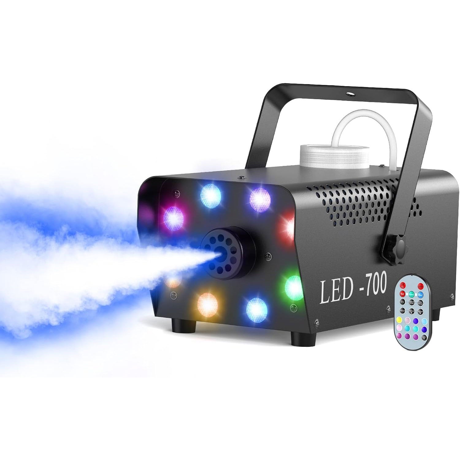 700W Fog Machine 8 RGB LED Lights 14 Colorful LED  Effect -Y16
