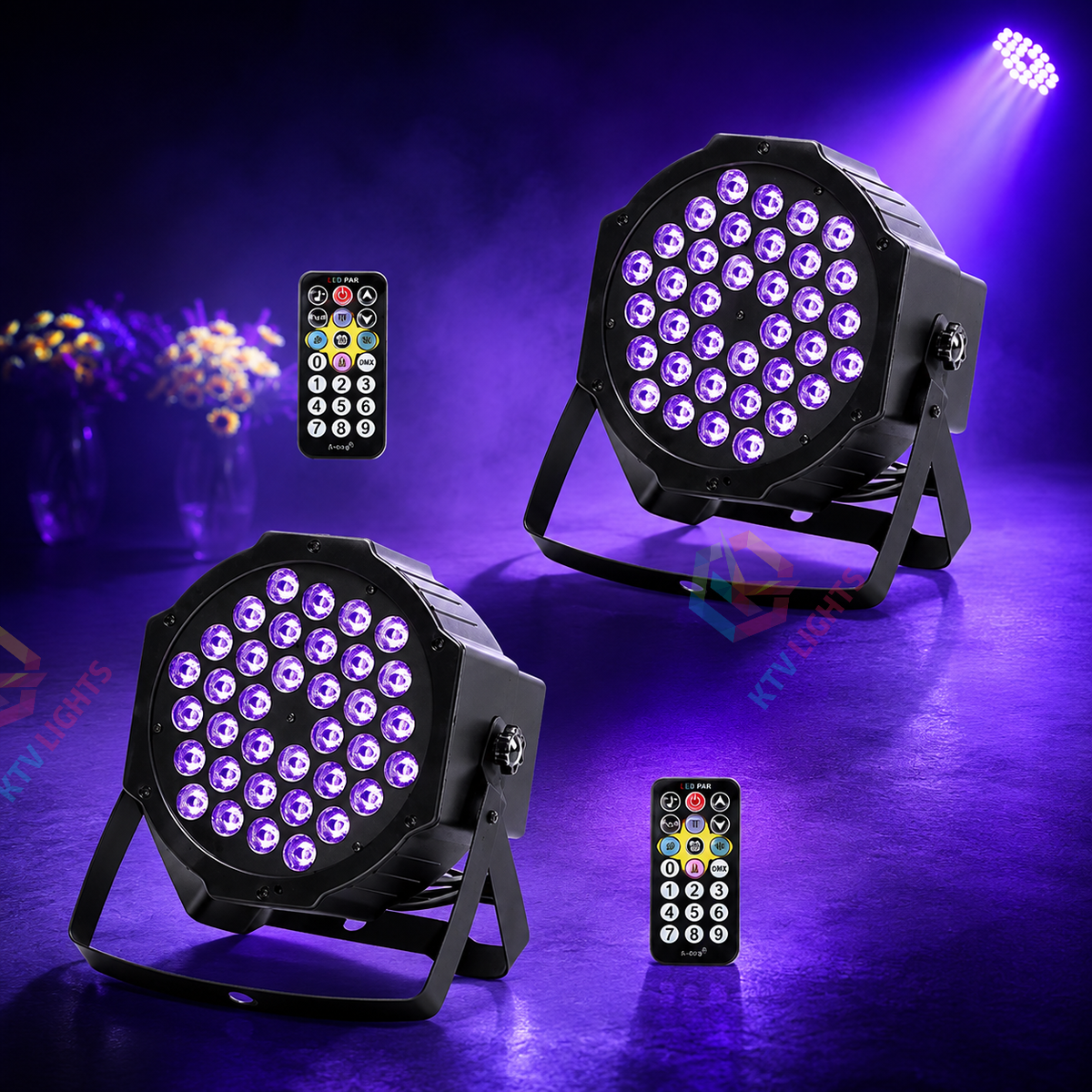KTVLIGHTS 36W UV LED DJ Stage PAR Light-P69