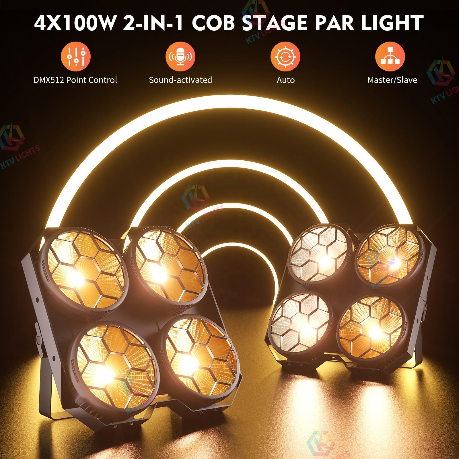 4 x 100W COB LED PAR lights-P41