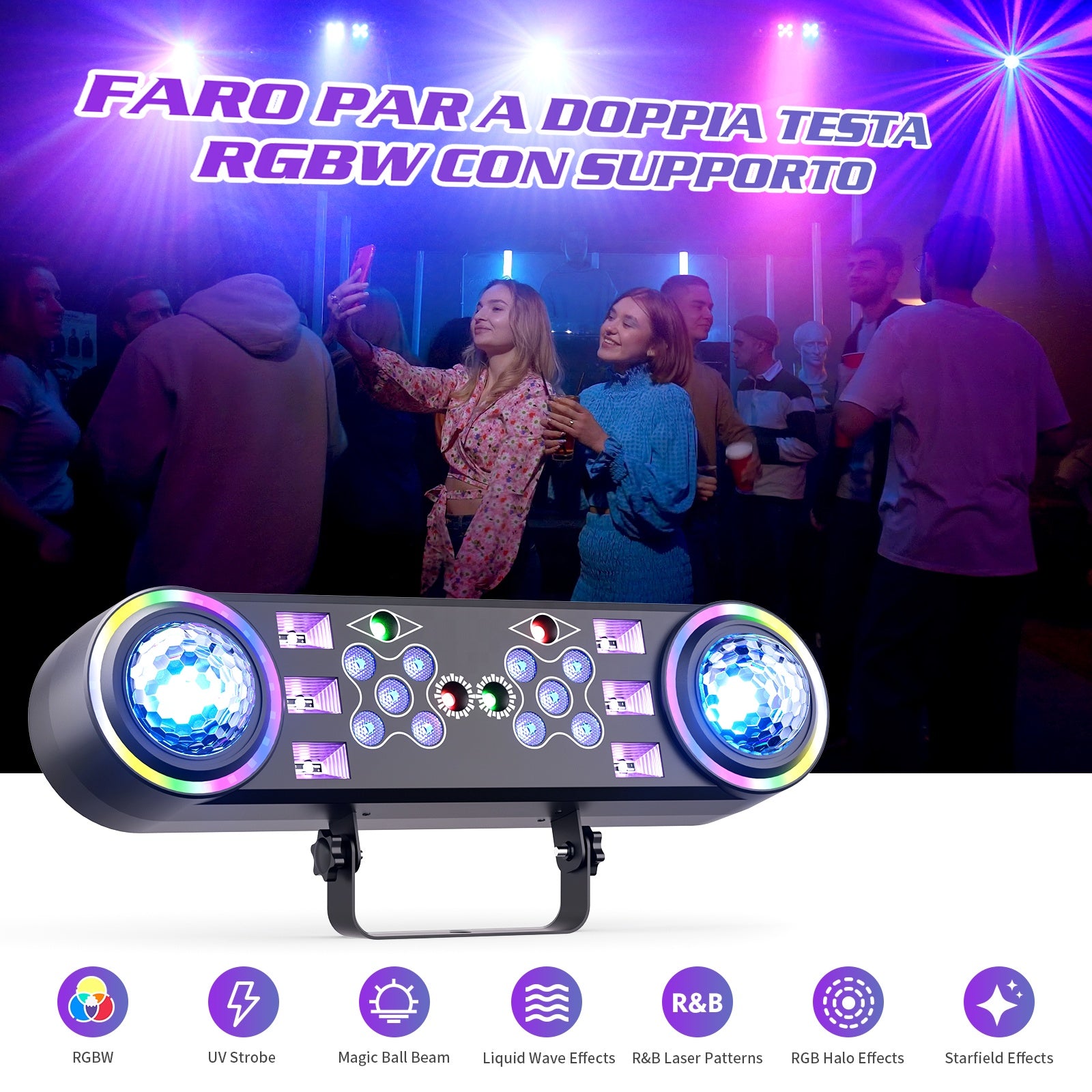 80W seven-in-one bracket effect party light-C4