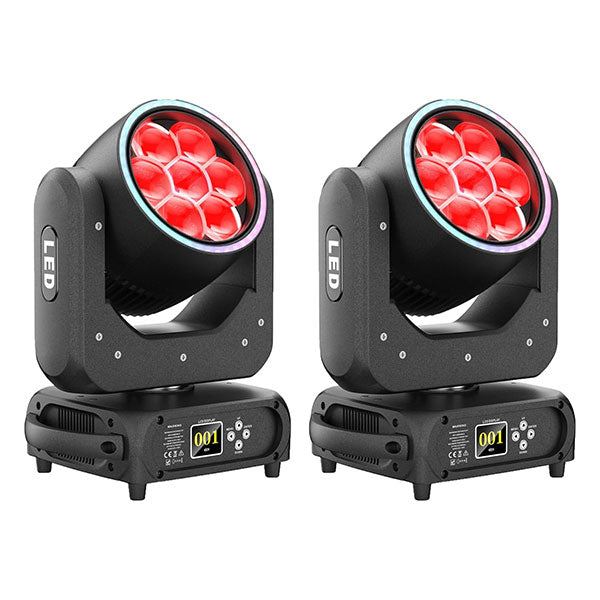 7x40W RGBW LED Zoom Moving Head Light - E63
