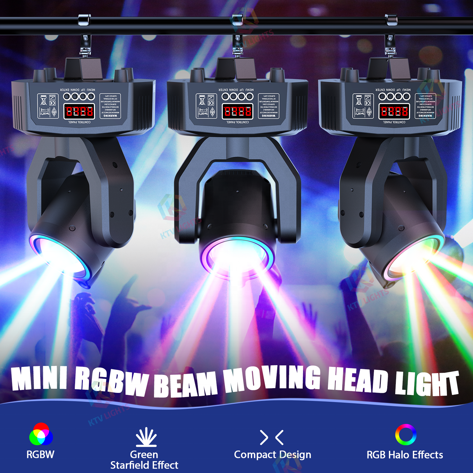 Mini  Beam Moving Head DJ Disco Light-E39